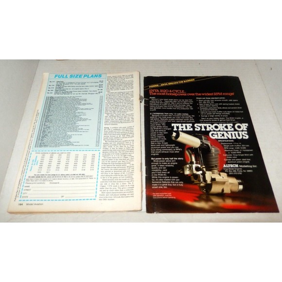 8 Vintage 1976-1986 Model Aviation Magazines Academy Of Model Aeronautics - Picture 4 of 10